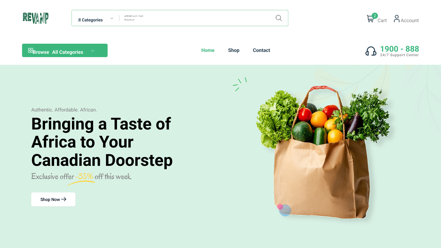 African Food Store design showcase 2