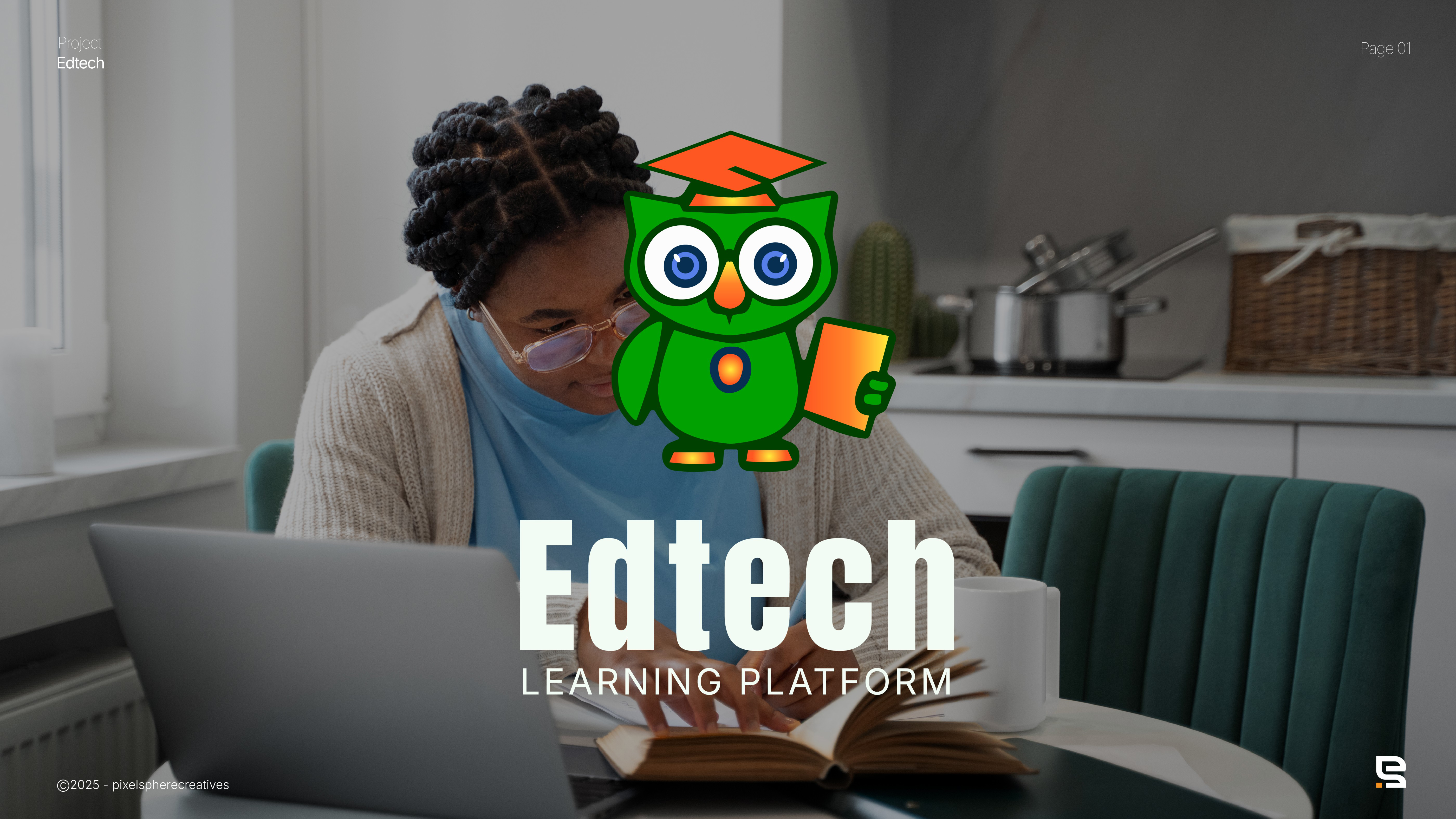 EdTech Learning Platform main showcase